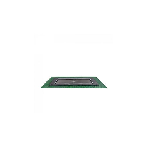 Exit Dynamic Trampoline Enterr Au Niveau Du Sol 244x427cm Avec Dalles De Scurit Freezone - Noir