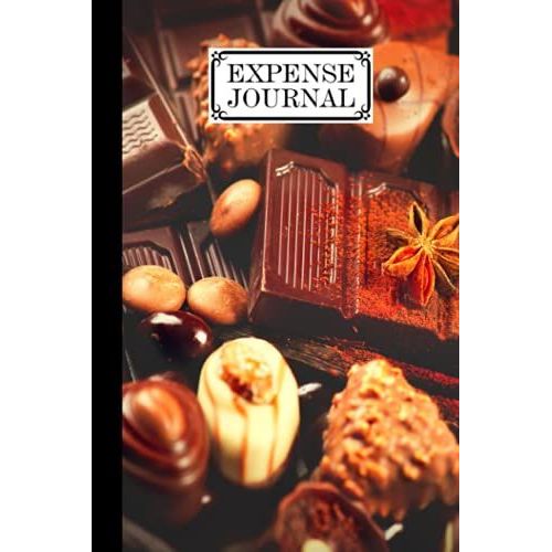 Expense Journal: Premium Chocolate Cover Expense Journal, Simple Accounting Ledger For Bookkeeping, 120 Pages, Size 6