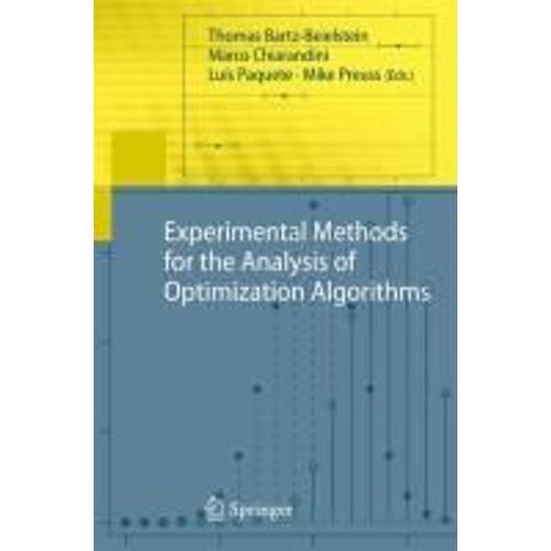 Experimental Methods For The Analysis Of Optimization Algorithms    Format Reli 
