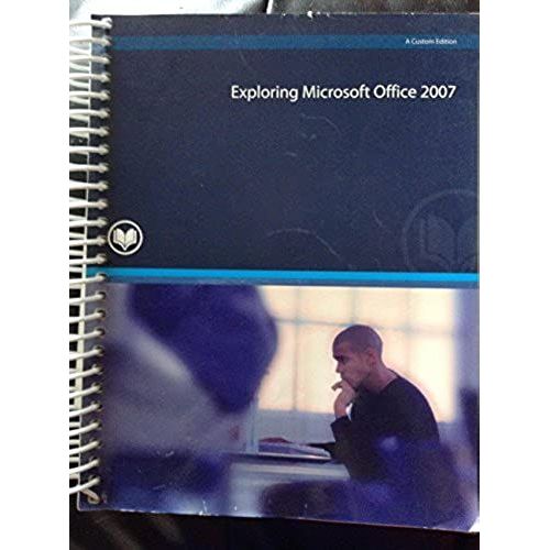 Exploring Microsoft Office 2007 (A Custom Edition)   de unknown  Format Broch 