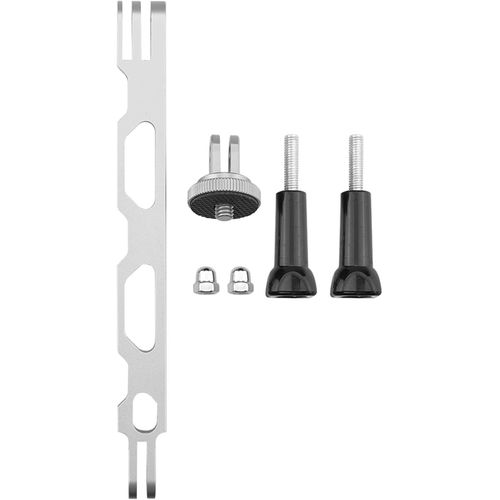 Extension de support de casque en alliage d'aluminium avec bras de conversion pour camra panoramique Insta360 One X2/X (argent).[F1071]