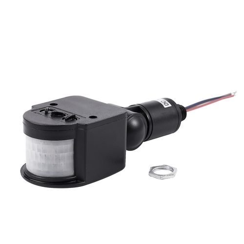 Extrieur 12v Dc Automatique Infrarouge Pir Dtecteur De Mouvement Interrupteur Pour Lumire Led, Noir