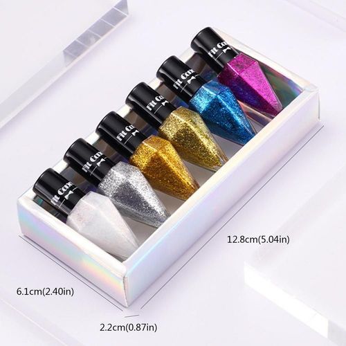 Eyeliner Liquide Scintillant Pour Document, Fard  Barrage Impermable, claircissant, Miroitant, Longue Dure, Soins De Beaut, 6 Couleurs