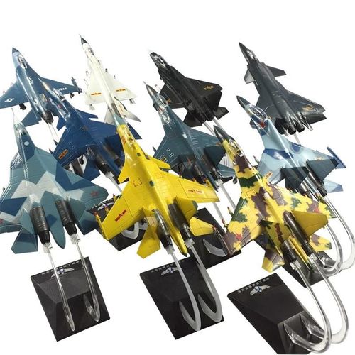F 16 - 1:72 Modle'avion MiG 29 SU 35 Volants Lopard F117 F22 Multi combattant Srie J Modle D'avion Collection Jouet D'avion Nouveau