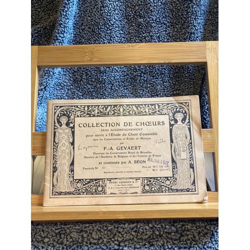 F.-A. Gevaert / A. Bon Collection De Choeurs Partition Fascicule 10 Ed. Lemoine
