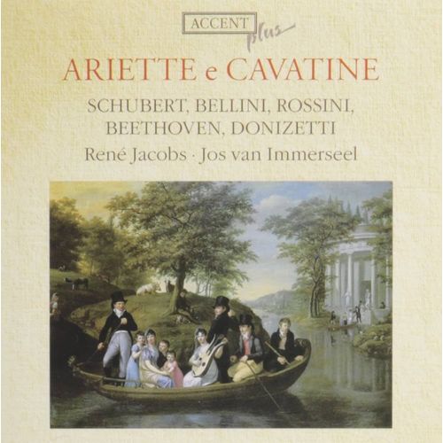 F. Schubert   V. Bellini   G. Rossini   L.Van Beethoven   G. Donizetti - Rene Jacobs   Jos Van Immerseel - Ariette E Cavatine (Disque 33t - 1981) - Ariette E Cavatine