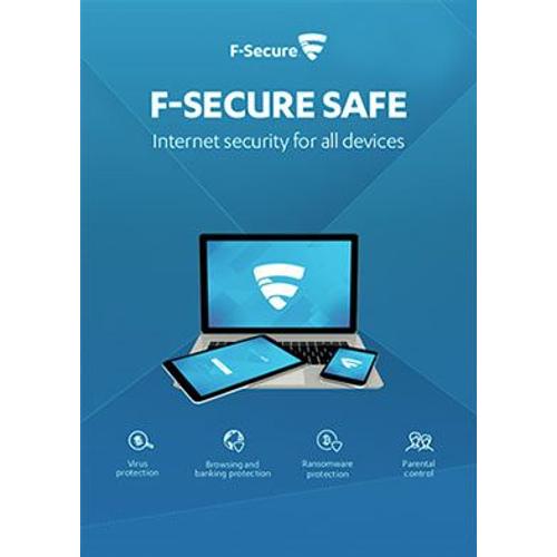 F-Secure Safe - 2 Postes - 1 An - Logiciel En T?l?chargement - Pc