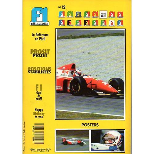 F1 The Magazine N12 5/93-Ferrari-Espagne-Poster Senna-Todt-Technique-Barrichello-Mercedes Classe C