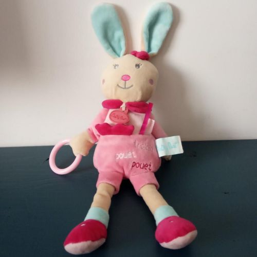 F2/Doudou Plat Lapin Tralala Pouet Pouet Baby Nat'