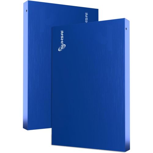 F32 USB 2.0, Disque Dur Externe Portable 2,5 Pouces avec Extension de Stockage de 1 to, Disque Dur Fin Compatible avec Mac, PC, Ordinateur Portable, Ordinateur de Bureau, Chromebook (Bleu)