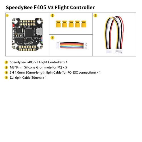 F405 V3 Fc - Speedyquation-Contrleur De Vol Fuchsia Pour Importateur Rc Fpv, Pile David Ecs Bmi270, V3 50a, Bls 50a, 4 En 1 Esc 3-6s, Fpv, Runcam, 30x30