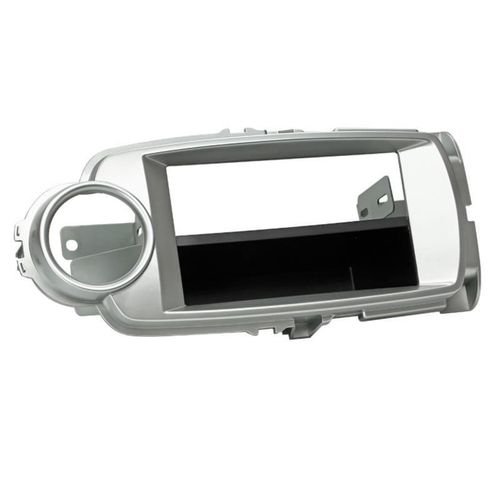 Facade Autoradio Fa0251 Pour Toyota Yaris - Argent - Adnauto