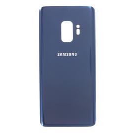 رف خشب Face arrière vitre du dos Galaxy S9 Plus coloris bleu