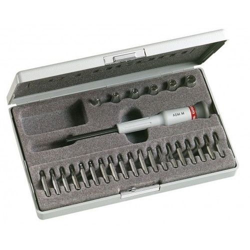 Facom Composition De 26 Outils Micro-Tech - Porte Douilles + Embouts + Douilles - Aem.J2