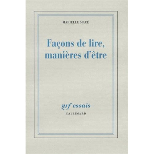 Faons De Lire, Manires D'tre    Format Broch 