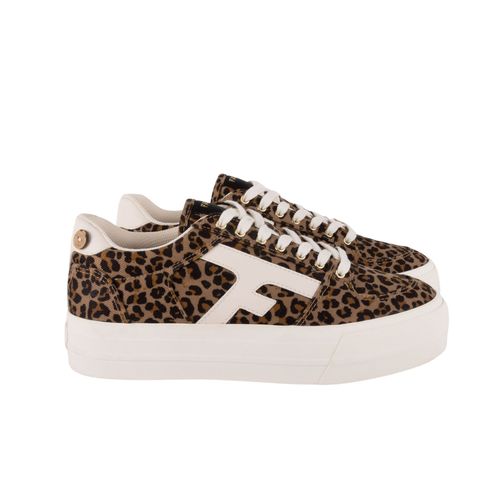 Faguo - Tennis Polyester Recycl Walnut Platform - Multicolore - 37