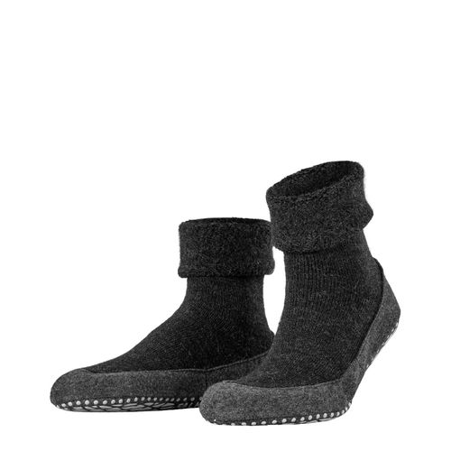 Falke Chaussons Unisexes - Cosyshoe So Cp, Antidrapants, Couleur Unie Gris Fonc 41-42