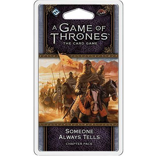 Fantasy Flight Games A Game Of Thrones Lcg Someone Always Tells Chapter Pack
