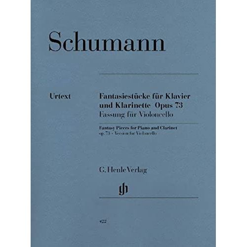 Fantasy Pieces For Piano And Clarinet Opus 73 (Version For Violoncello)   de unknown  Format Broch 