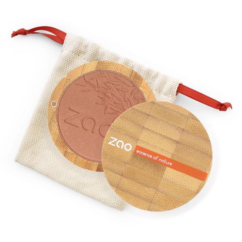 Fard  Joues 325 Corail Dor Zao - Zao Essence Of Nature - Fard  Joues Certifi Bio, Formule 100%Naturelle, Vegan Et Rechargeable