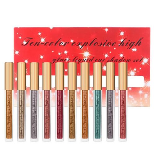 Fard  Paupires Liquide  Schage Rapide, Ensemble De Maquillage Pour Les Yeux, Ombre  Paupires Multi-Chrome Longue Dure, Pigment Liquide, Poudre  Schage Rapide