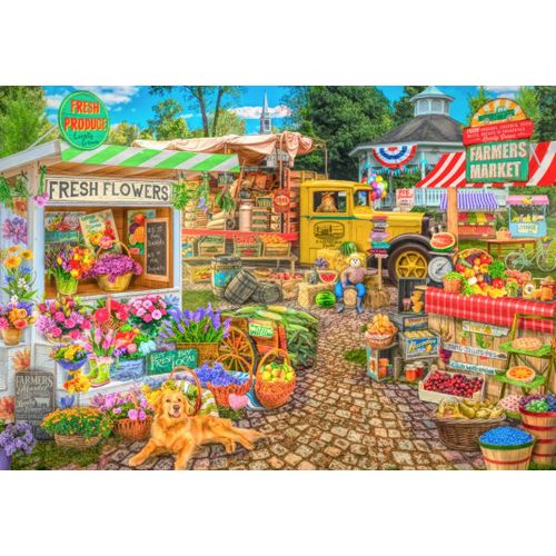 Farmers Market Spring Summer Season - Puzzle 1000 Pices