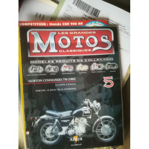 Fascicule Les Grandes Motos Classiques 5 Norton 750 Commando,Norton,Le Japon