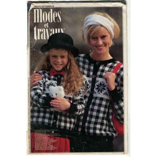 Fascicule - Modes Et Travaux - Explications Tricots - Septembre 1985