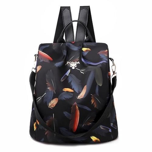 Fashion Anti-Theft Women Backpacks Famous Brand High Quality Waterproof Oxford Backpack Ladies Large Capacity, Style-E