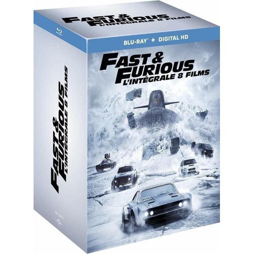 Fast And Furious - L'intgrale 8 Films - Blu-Ray