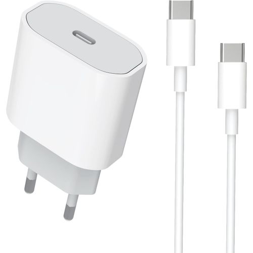 Fast Charger USB C 20W iPhone 16/16 Pro/16 Pro Max/15 Plus/15 Pro, MFi Certified Charger and USB C to C Cable 3.3ft for iPad Pro/Air/Mini, USBC Wall Plug Type C Power Adapter