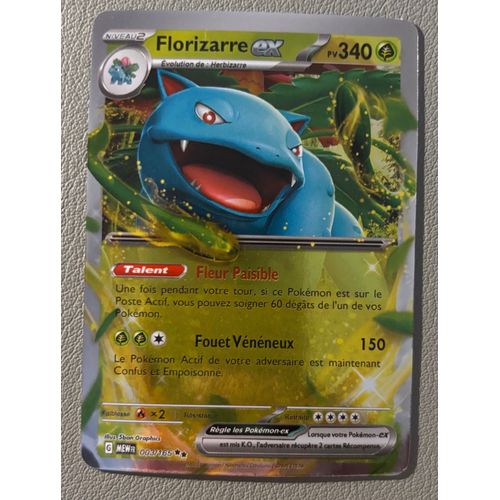 Fausse Carte Pokmon - Florizarre Ex 003/165