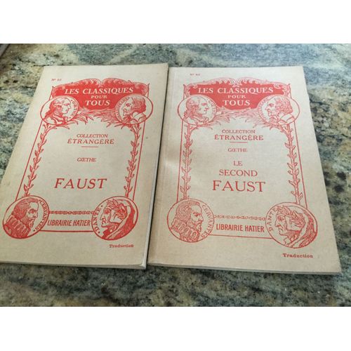 Faust Et Le Second Faust   de Goethe  Format Beau livre 