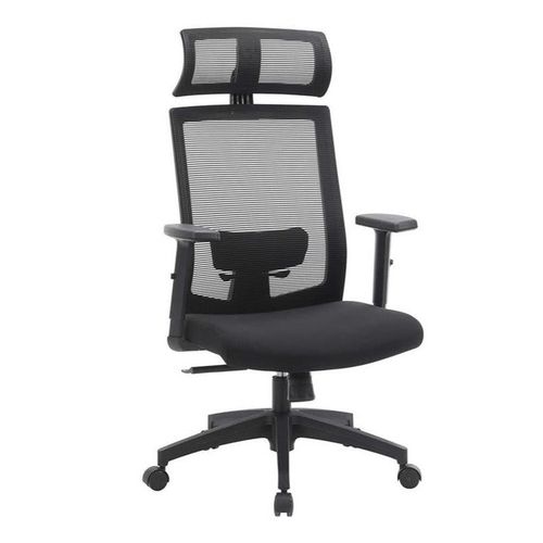 Fauteuil De Bureau Chaise De Bureau En Toile Sige Ergonomique Pivotant  360 Support Lombaire Rglable Appui-Tte Accoudoirs Inclinaison Du Dossier Jusqu  120 Noir Helloshop26 12_0001412