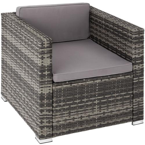 Fauteuil En Rotin Lignano - Gris