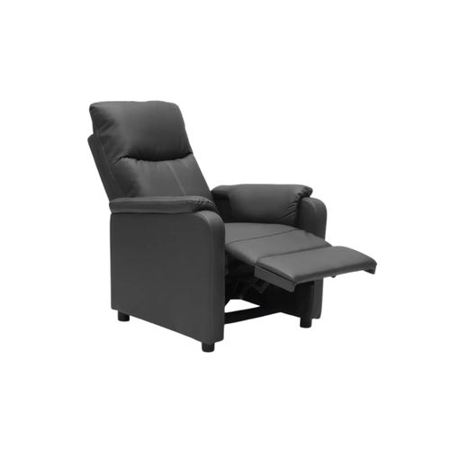 Fauteuil Relax En Simili Cuir Gris Inclinable Avec Repose-Pieds Accoudoir Dossier Rglable Plusieurs Position Fauteuil Rembourr Relaxant Tv Canap Chaise Salon