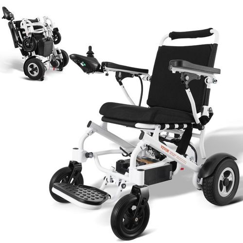 Fauteuil Roulant lectrique Pour Adultes Seniors-Vevor-Charge 136 Kg-Chaise lectrique Tout Terrain Alliage D'aluminium 20 Km
