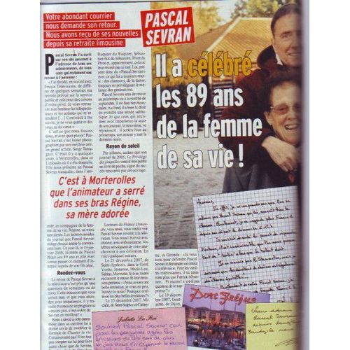 Fd Carlos 8p/Britney Spears 1/2p/ Faudel 1/2p/  Johnny Hallyday 1/2p Eric Clapton & Carla Bruni 1.5p/ Pascal Sevran 1.5p/ Jamel Debbouze & Melissa Theuriau 1p/ Jeanne Moreau 1.5p/ Drucker 1.5p/ Rika Zara 1.5p/ Chimene Badi 1/2p/  3204