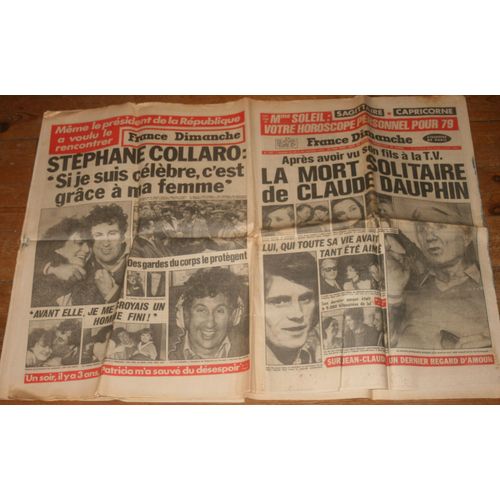 Fd Denise Fabre 1/2p/ Robert Castel 1p/ Travolta Et Liza Minnelli 1p/ Claude Dauphin Couv + 1.5p/ Collaro Dos De Couv + 1/2p/ Dave 1/2p/ Annie Cordy 1p/ Jacques Brel 2p/ Jean Louis Jaubert Compagnons De La Chanson 1p/ Marie Jose Nat 1p 1681