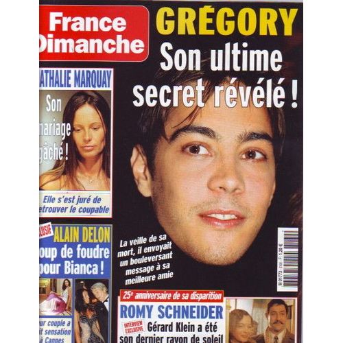Fd Jacky ( Club Dorothee ) 1.5p/ Delon 1.5p/ Romy Schneider & Gerard Klein 2p/ Gregory Lemarchal & Helene Segara 1.5p/ Poelvoorde 1.5p/ David Hallyday 1p/ Michele Torr 1.5p/ Mireille Mathieu 1p/ Dalida & Dany Brillant 1p/  3169