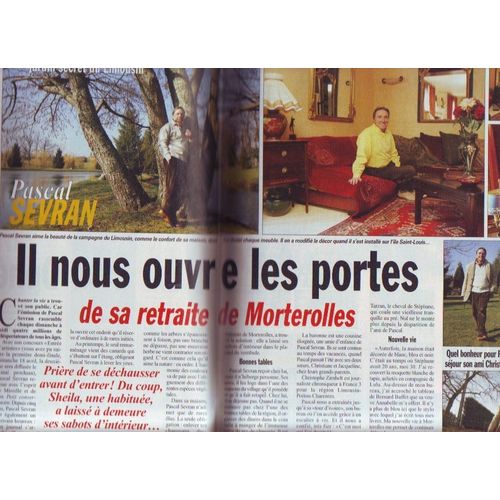Fd Estelle Lefebure 2p/ Trintignant 1.5p/ Laura Smet & Benoit Magimel 1p/ Jack London 2p/ Delon 1p/ Frederic Lerner & Ophelie Winter 1/2p/ Lio 1.5p/ Pascal Sevran 1.5p/ Jose Giovanni 1p/ Celine Dion 1p/ Felipe & Letizia D'espagne 1.5p 3009