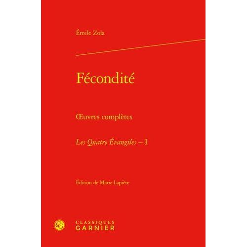 Fcondit - Oeuvres Compltes - Les Quatre Evangiles Tome 1   de emile zola  Format Beau livre 