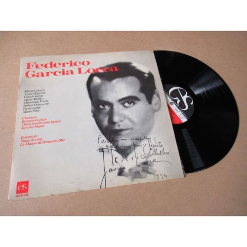 Federico Garcia Lorca Par Maria Casares / Annie Duperrey / Claude Genia / Pierre Lamy &.. - Chansons - Romancero Gitan - Chant Funebre Pour Ignacio - Sanchez Mejias .. L'encyclopedie Sonore Lp 1971 - 