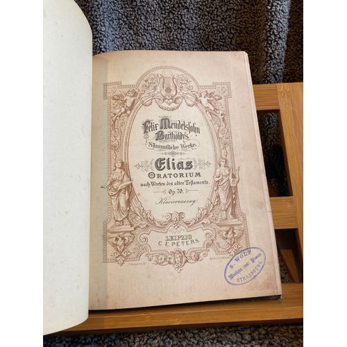 Felix Mendelssohn Elias Oratorio Partition Chant Piano ditions Peters