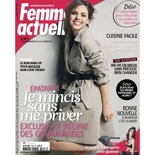 Femme Actuelle N:1423,Je Mincis Sans Me Priver!