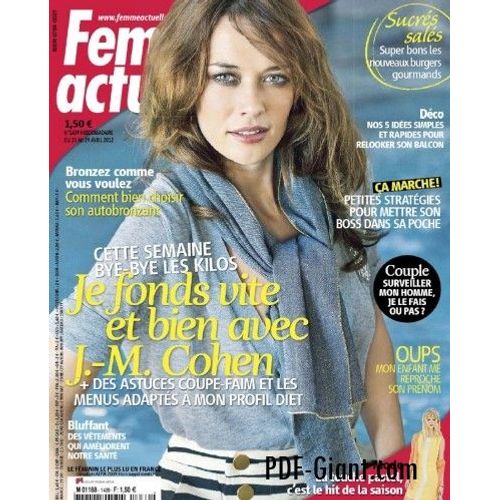 Femme Actuelle N:1439 ,2me Semaine: Jean-Pierre Cohen