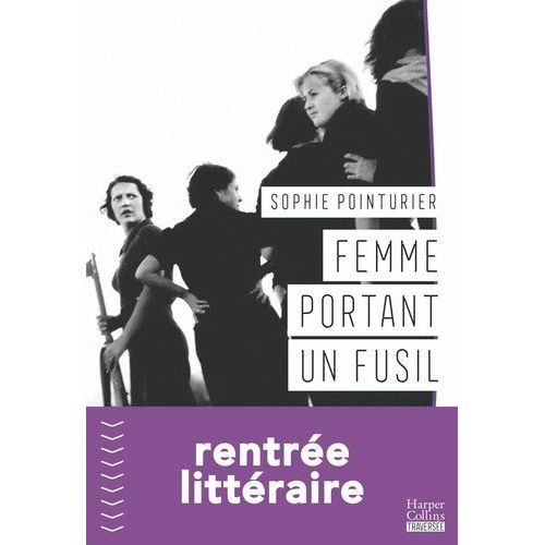 Femme Portant Un Fusil    Format Grand Format 