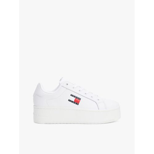 Baskets En Cuir Compenses Tjw Flatform Ess/White - 36