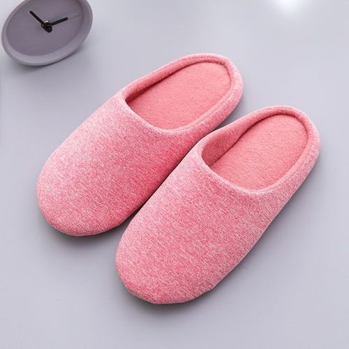 Femmes Chaussures D'intrieur D'hiver Silencieux Pantoufles En Peluche Pantoufles De Coton Couple Antidrapant Chaud Coton Pantoufles Zapatillas De Casa