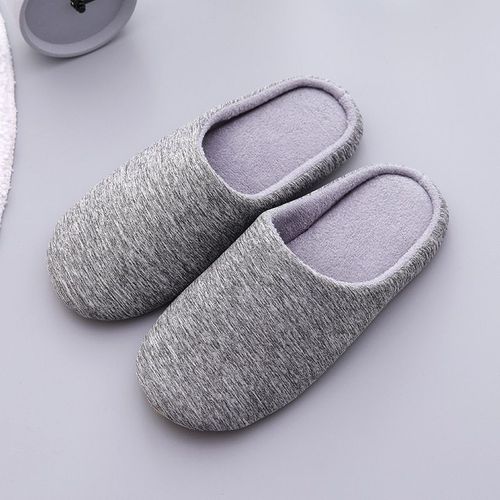 Femmes Chaussures D'intrieur D'hiver Silencieux Pantoufles En Peluche Pantoufles De Coton Couple Antidrapant Chaud Coton Pantoufles Zapatillas De Casa